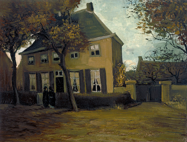  文森特·威廉·梵高  Vincent Willen Van Gogh —— 纽恩的牧区住宅 1885.9-10